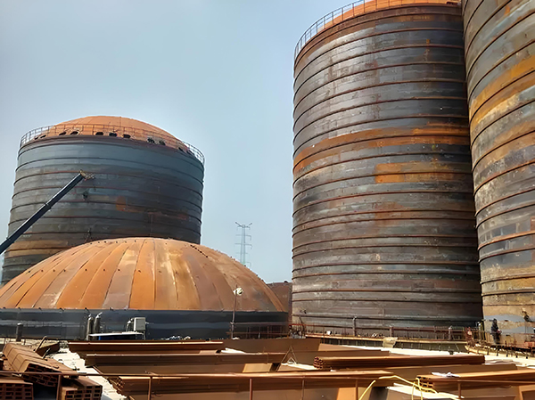 闽侯焦粉钢板仓